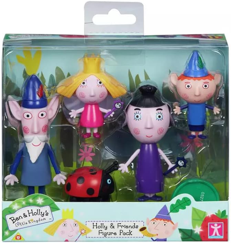 Ben & Holly Collectable 5 Figure Pack, Ben and Holly'S Little Kingdom, Wise Old Elf, Nanny Plum, Imaginative Play