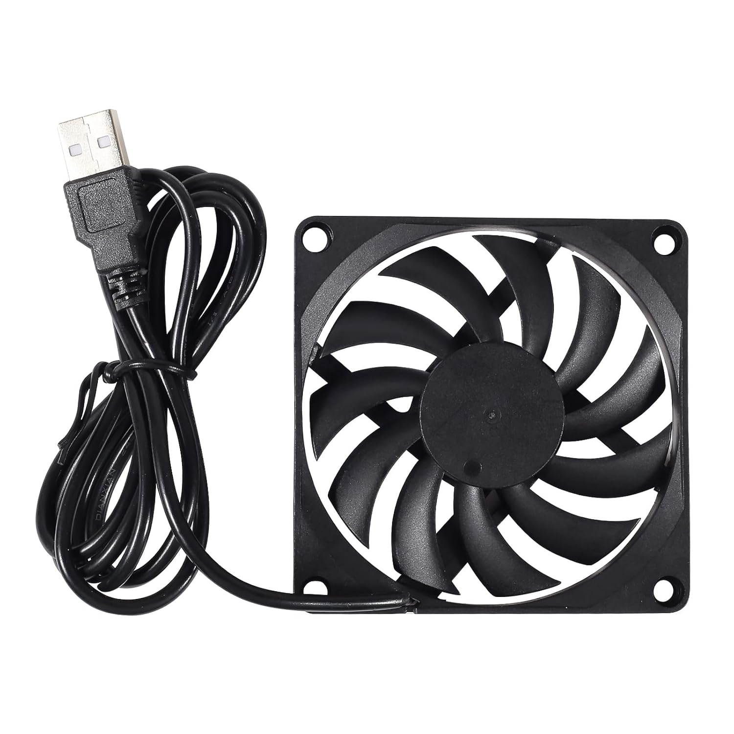 DIANN 2Pcs 6010 Cooling Fan 5V 0.18A USB 60X60X10Mm Brushless DC Computer CPU Heat Sink Cooling Cooler Fan 60Mm X 10Mm