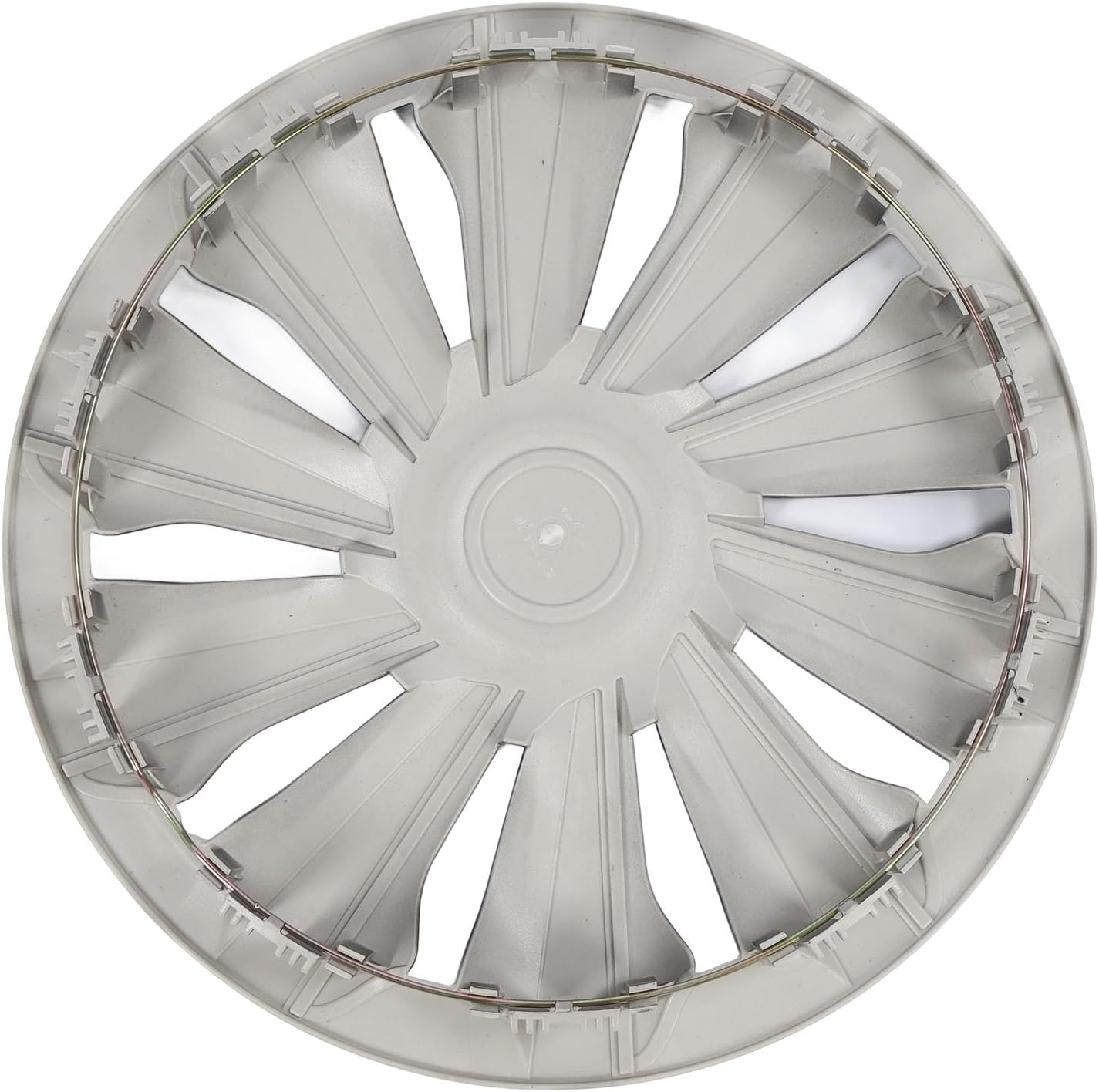 Hubcaps, Set of 4, 15In Wheel Hub Cap, Full Stylish Look, Snap on Design, Universal Fit Wheel Rim Cover Hubcaps for Any 15In Steel Wheels, Quick Installation image number 5