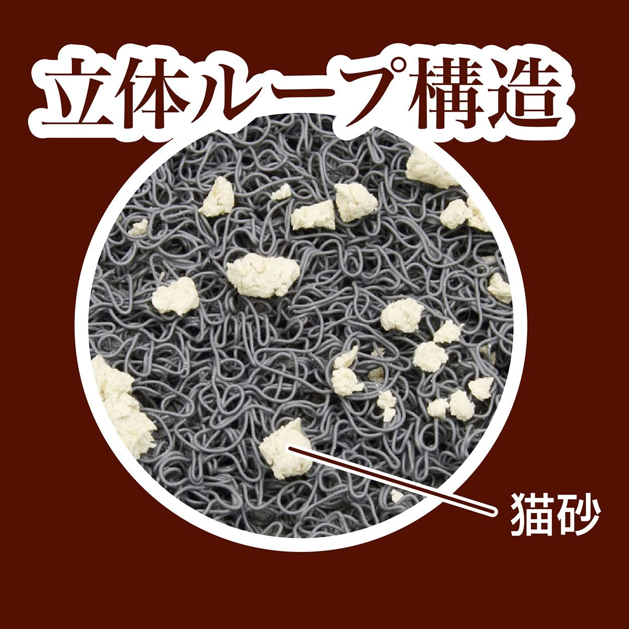 Petio Necoco Cat Litter Toilet Wide Mat, Grey image number 2