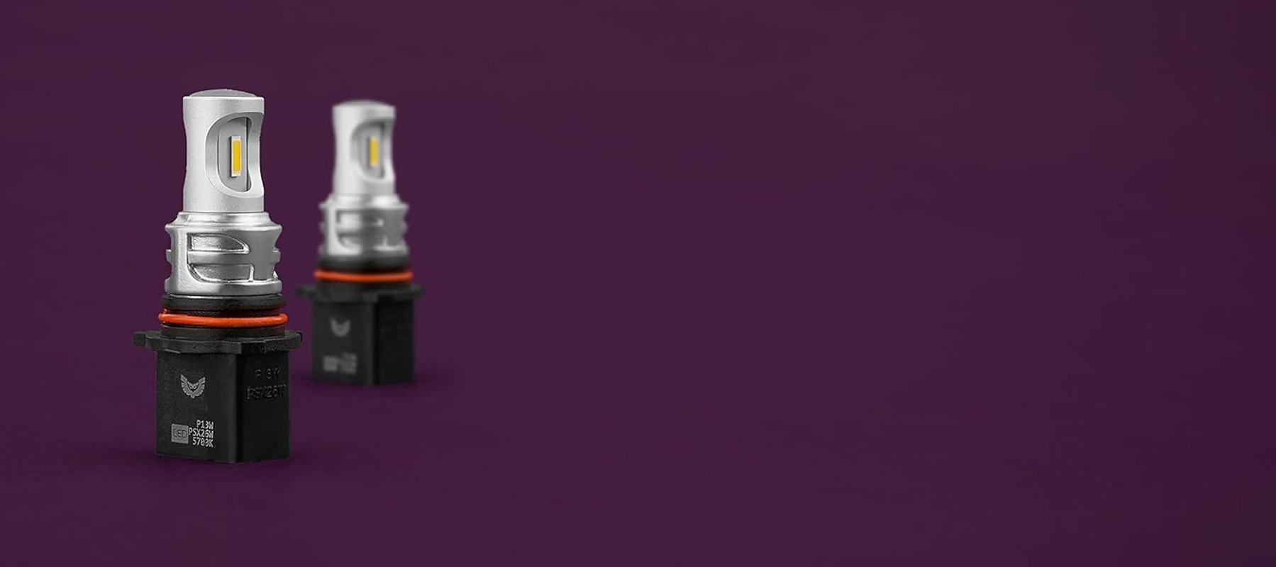 P13W LED DRL & Fog Light Bulbs (Pair) image number 1