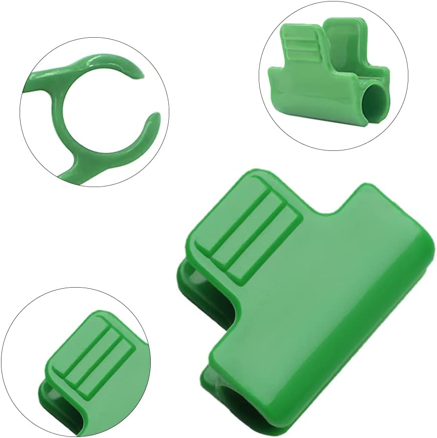 30PCS Greenhouse Clamps Garden Film Row Cover Netting Tunnel Hoop Clip Strong Grip for Greenhouse Films, Pipe Networks, Shade Nets(16Mm/0.63In) image number 1