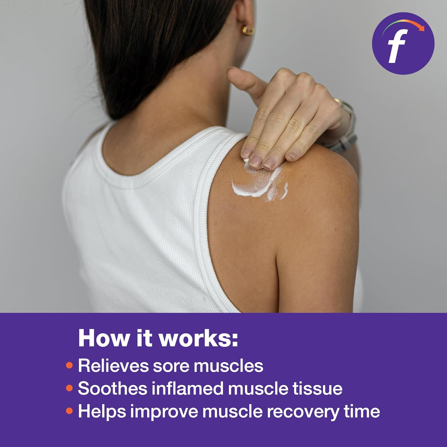 Fisiocrem Solugel 500G &ndash; Muscle Pain Relief Gel with Naturally Derived Active Ingredients of Arnica, Calendula, Hypericum, Melalecua & Menthol, Soothes Sprains, Strains & Sore Muscles, Non-Greasy, Easily Absorbed image number 3