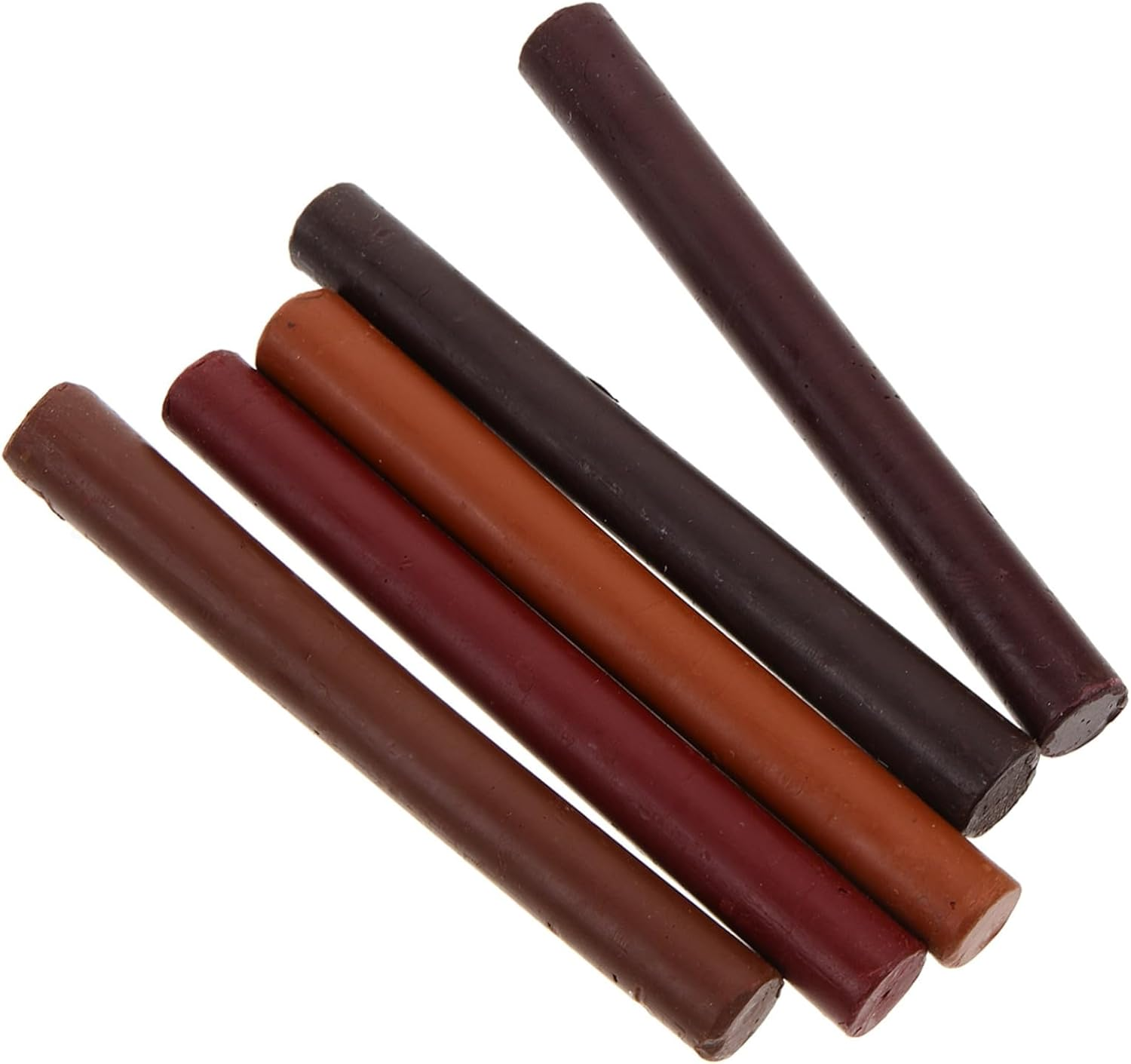 5Pcs Furniture Refinishing Crayons for Wood Scratch Repair Hardwood Floor Repair Kit Touch Markers image number 1