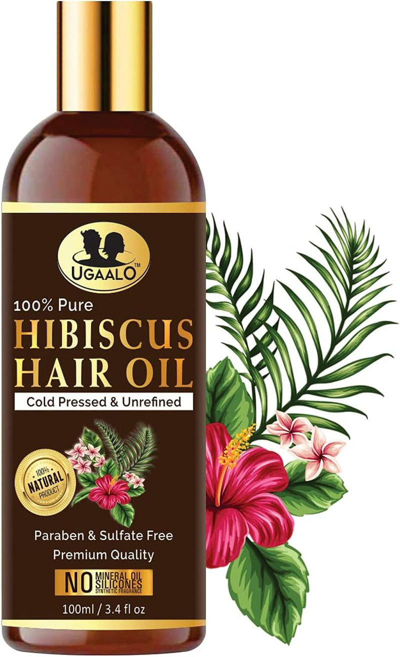 Hibiscus Flower Oil (Gudhal Ka Phool) Pure & Natural for Hair Growth, No Mineral & Paraben (100 Ml), Red image number 1