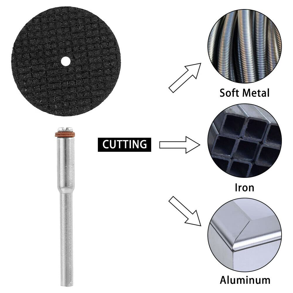 41X Mini Diamond Cutting Discs Wheel Blades Set Drill Bit for Dremel Rotary Tool image number 6
