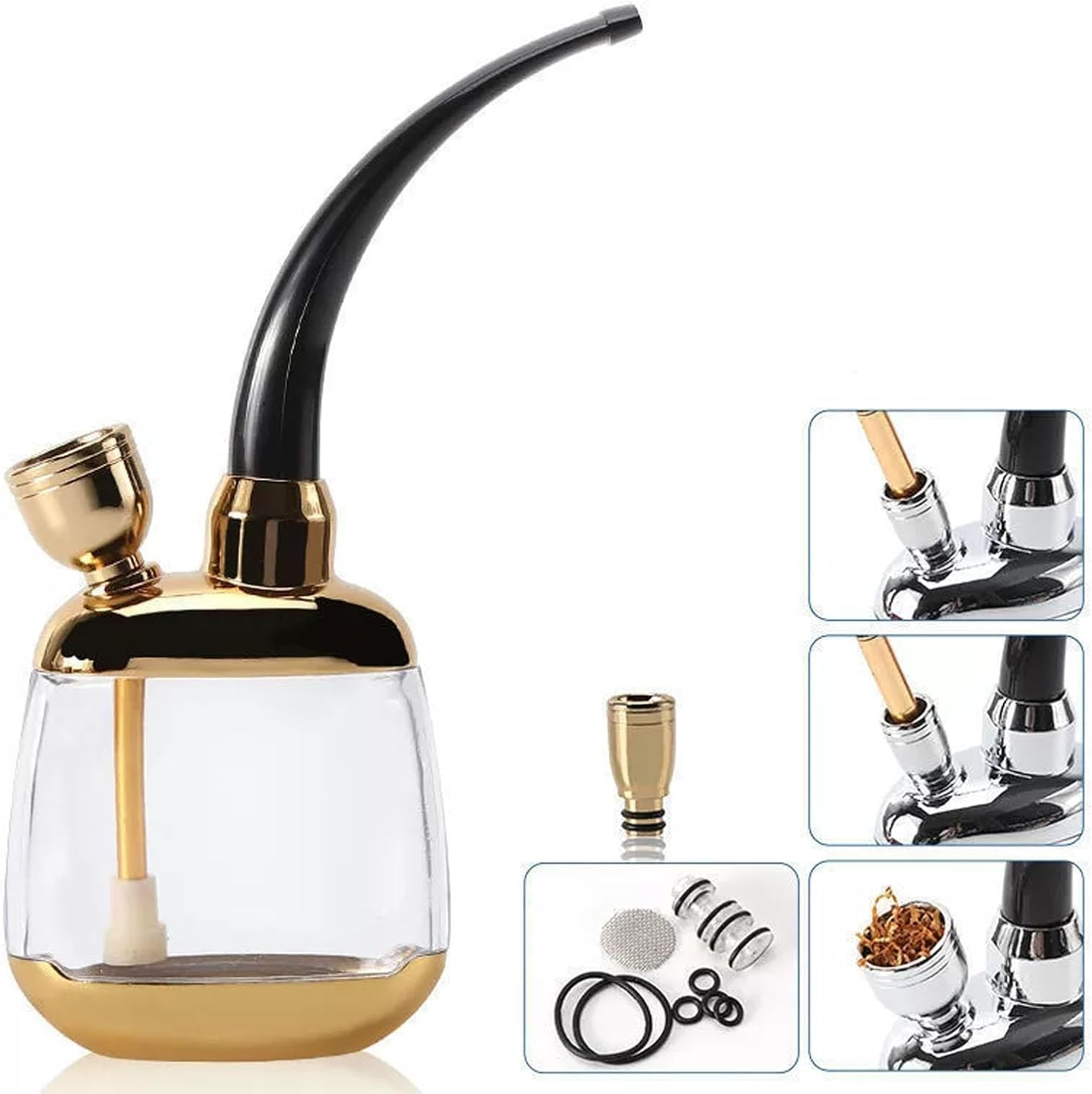 Plastic Water Hose with Bent Handle, Water Hose Hose Set Water Hose Gift Accessories image number 1