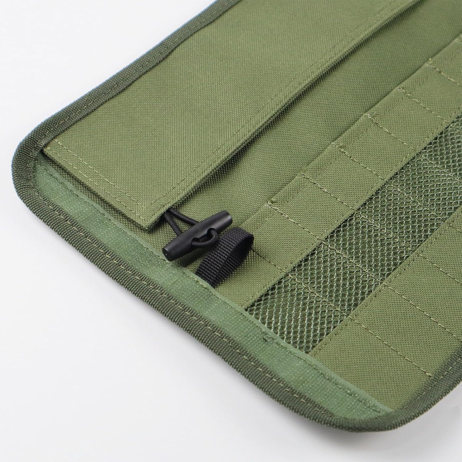 Camping Cutlery Roll,Knife Roll Bag,Waterproof Cutlery Bag with 13 Slots, Portable Silverware Storage Cloth Roll for Forks, Spoons, Chopsticks,Travel & Camping Utensil Pouch, Army Green Cooking Set image number 2