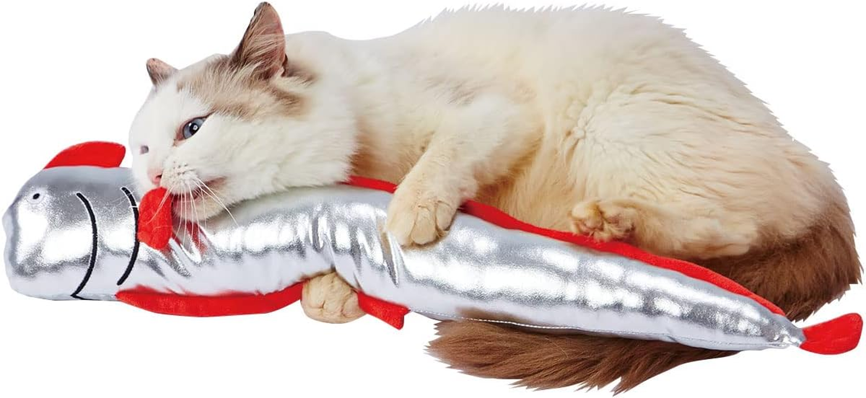 ADD. Mate Cat Toy, Nagaikerigurumi White and Silver Ryuguunotsukai image number 5