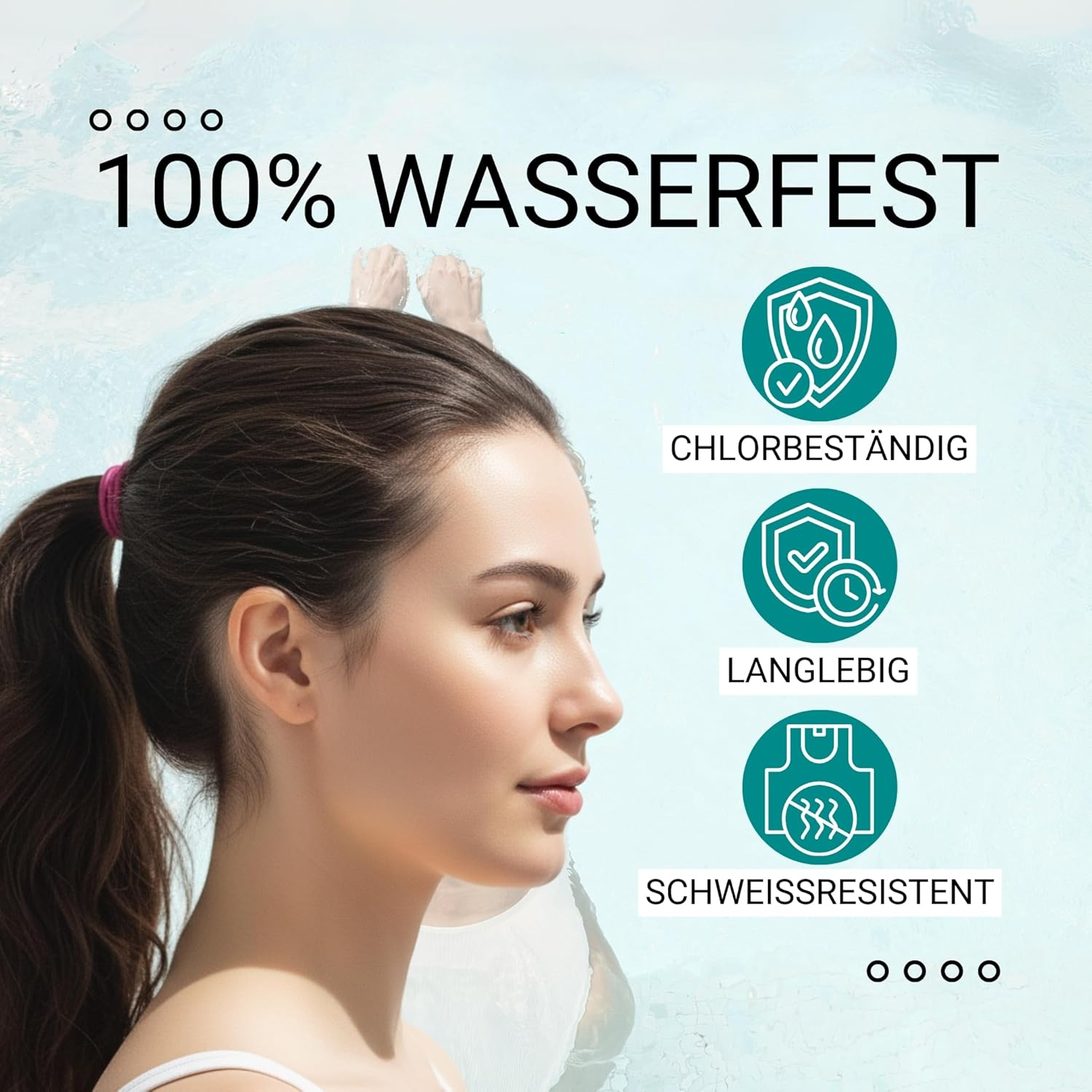 Haarallerliebst Silicone Hair Bobbles (Pack of 9 | Pink | 5 Cm) with Box for Storage (Box Colour: Pink)