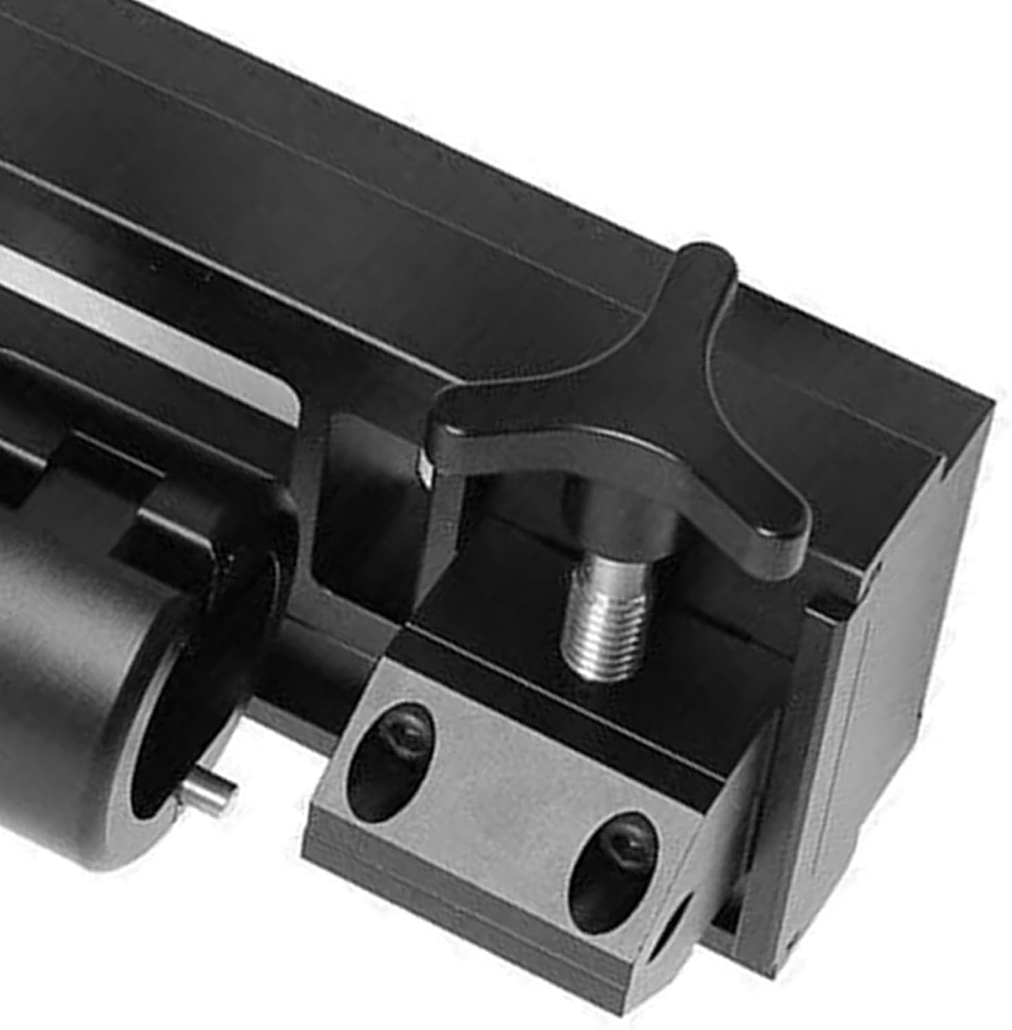 Fuel Line Fittings Installation Tool Kit, Aluminum Alloy Flexible Fuel Hose Fitting Tool with 5 Fuel Line Pipe Bracket for 4AN 6AN 8AN 10AN 12AN Connector, Black image number 2