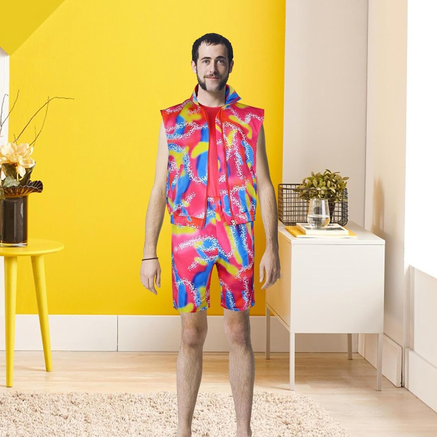 Retro Sportswear Outfits | Retro Sportswear Set - Comfortable Men Button down Shirt for Disco Party Retro Summer Party