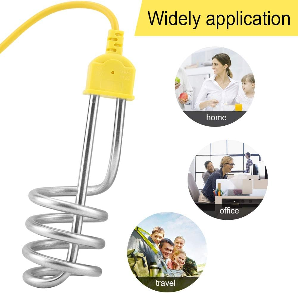 Immersion Heater Portable Electric Immersion Heater Boiler Spiral Tube Water Heating Element 1800W AU Plug 220V Immersion Heater image number 1