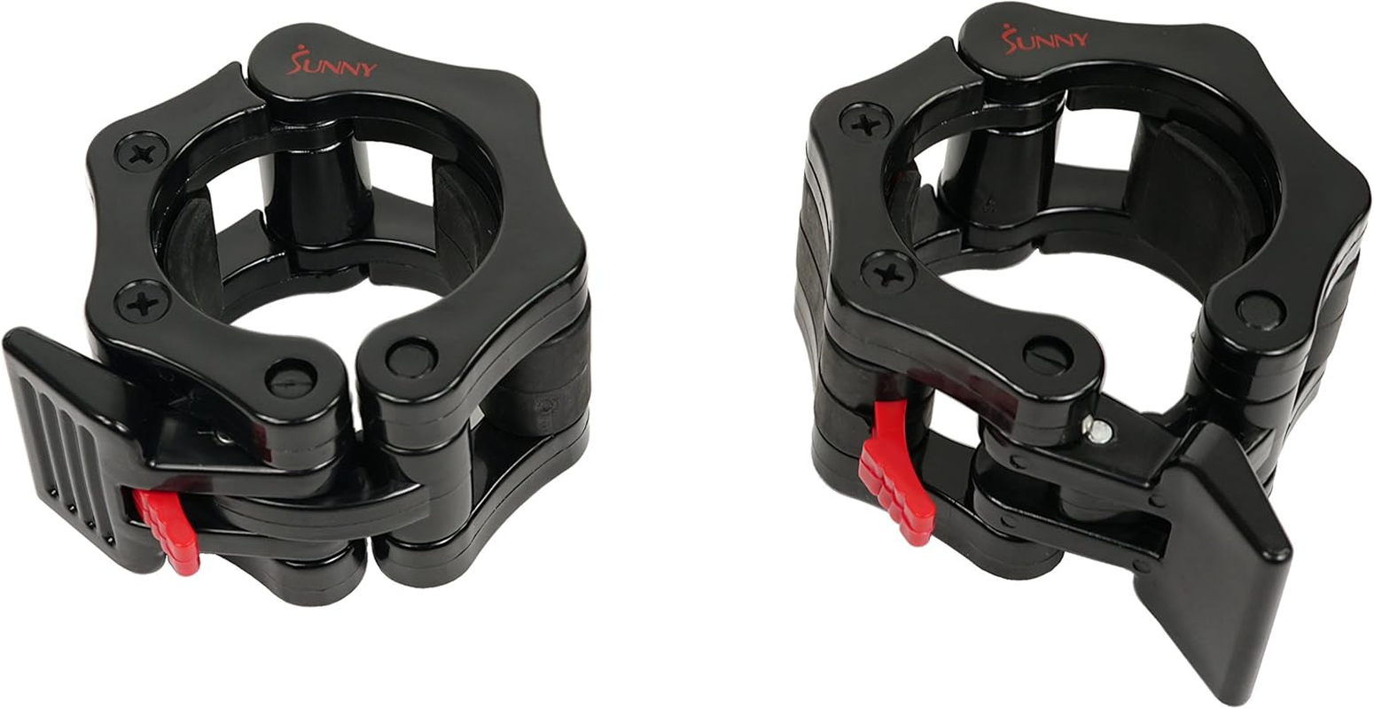 Sunny Health & Fitness Shark Clamp Barbell Lock Collars for Olympic Barbells Sunny Health & Fitness Shark Clamp Barbell Lock Collars for Olympic Barbells image number 2