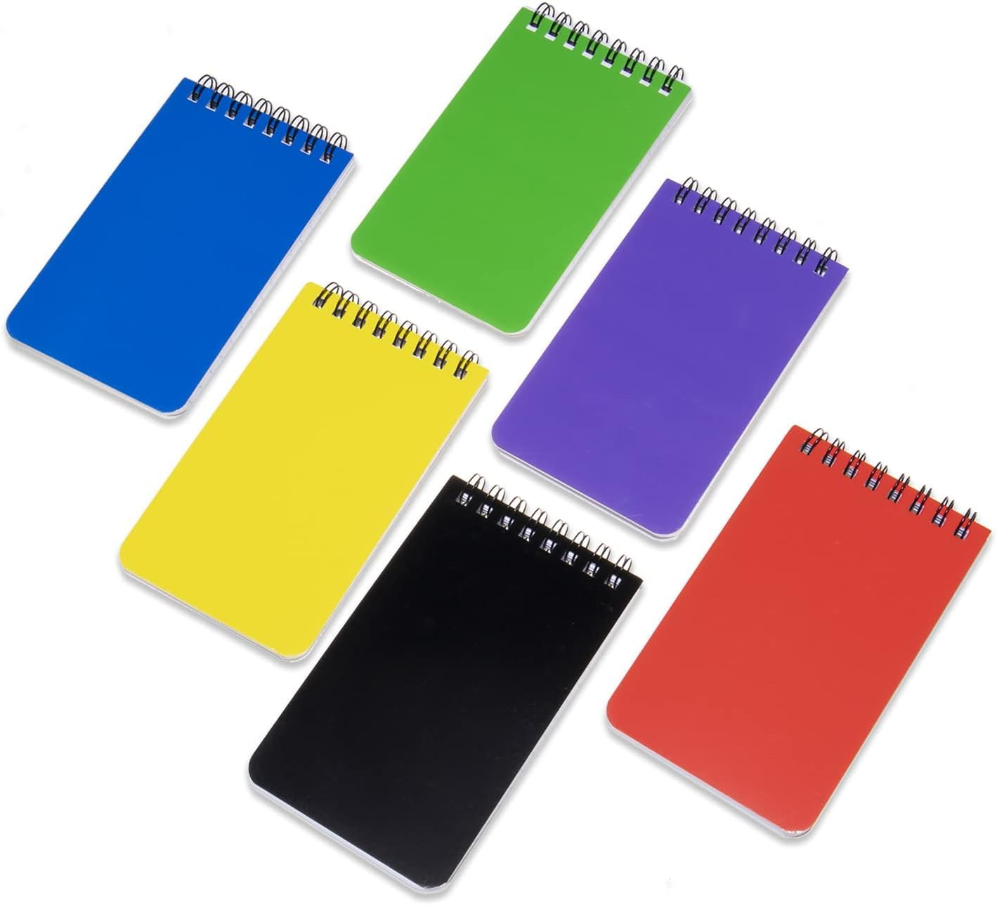Oiltomn【6 Pack】 Pocket Notebook Small Notepad Pocket Notepad Small Spiral Notebooks 3 * 5 Inches image number 5