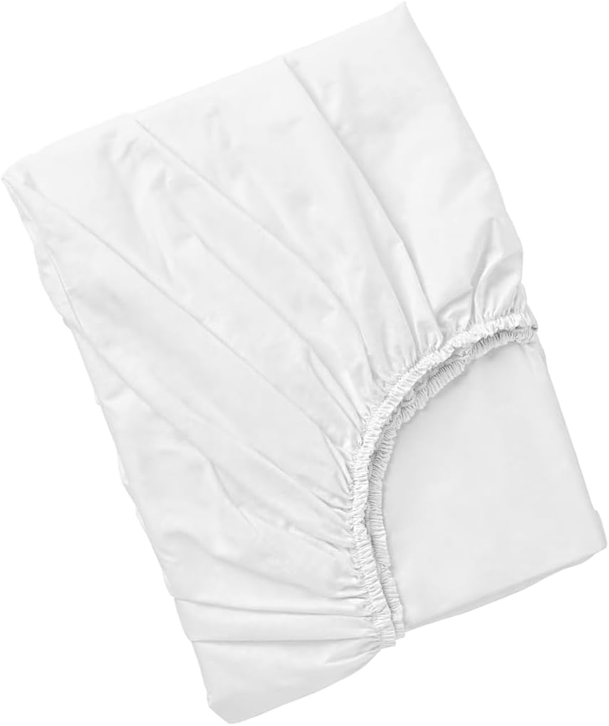 Bed Sheet - Pillowcase, Brushed Microfibre, Bed Linen (90 Cm, 105 Cm, 135 Cm, 150 Cm and 180 Cm), Bedding Set (White, Bed 135 X 200 Cm, Fitted Sheet image number 1