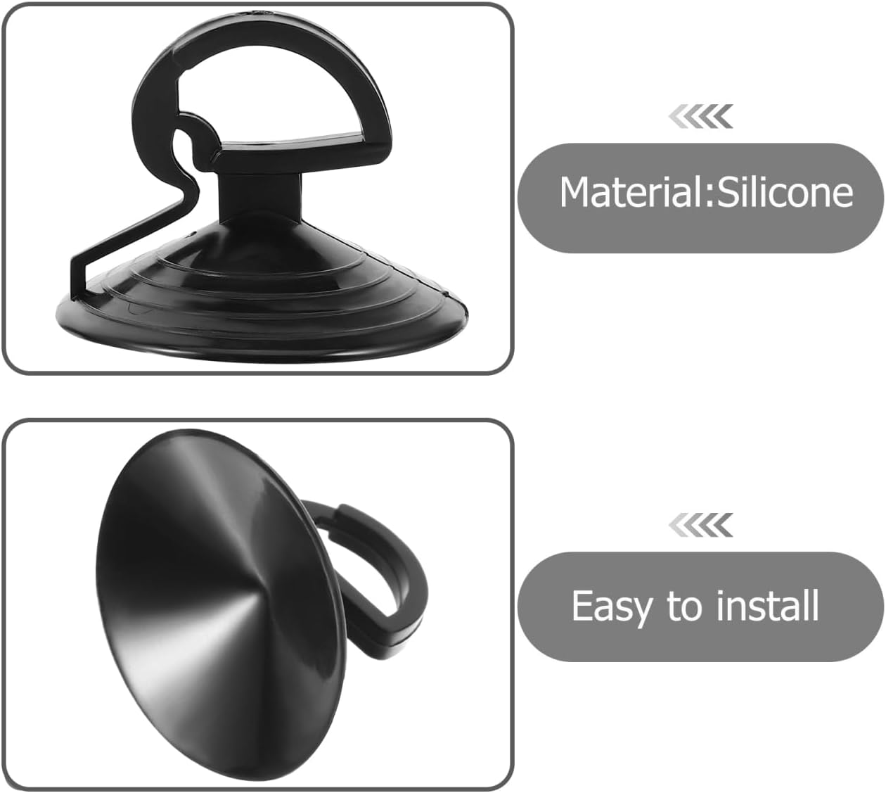 Luxshiny Light Bulb Suction Cup Removal Tool 10Pcs Lamp Changer Head Suction Cup Light Bulb Remover for Halogen Bulb Mini Track Lights Remove Black image number 6