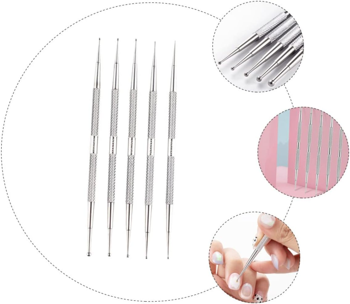 PACKOVE 5Pcs Nail Pen for Manicure Diamond Art Pens Nail Diy Tool Sturdy Construction