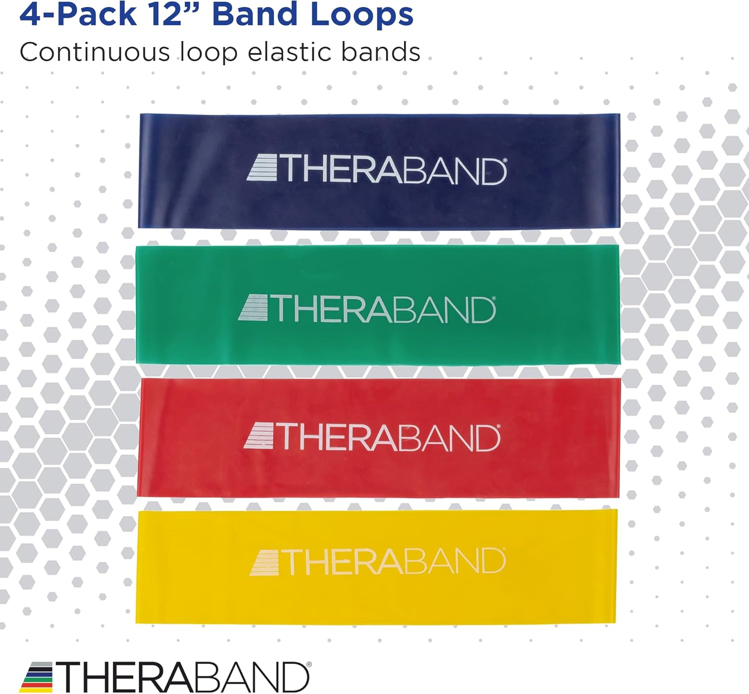 THERABAND Resistance Band Loop Set image number 5