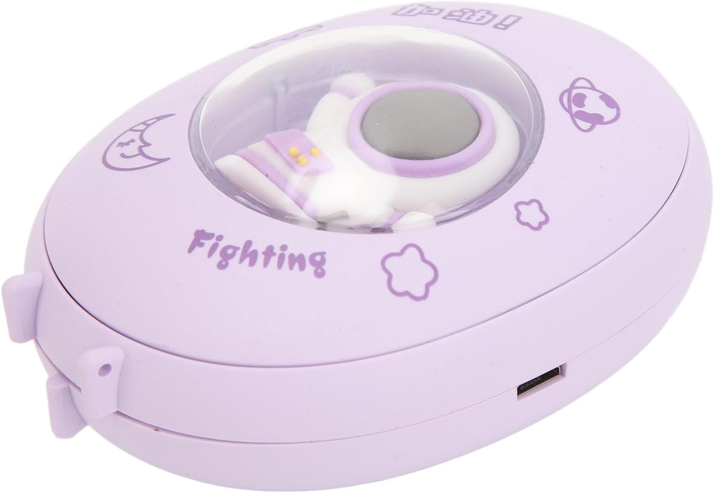 Hand Warmer, ABS Electric Hand Heater Portable Safe Rechargeable for Outdoor (Purple) image number 4