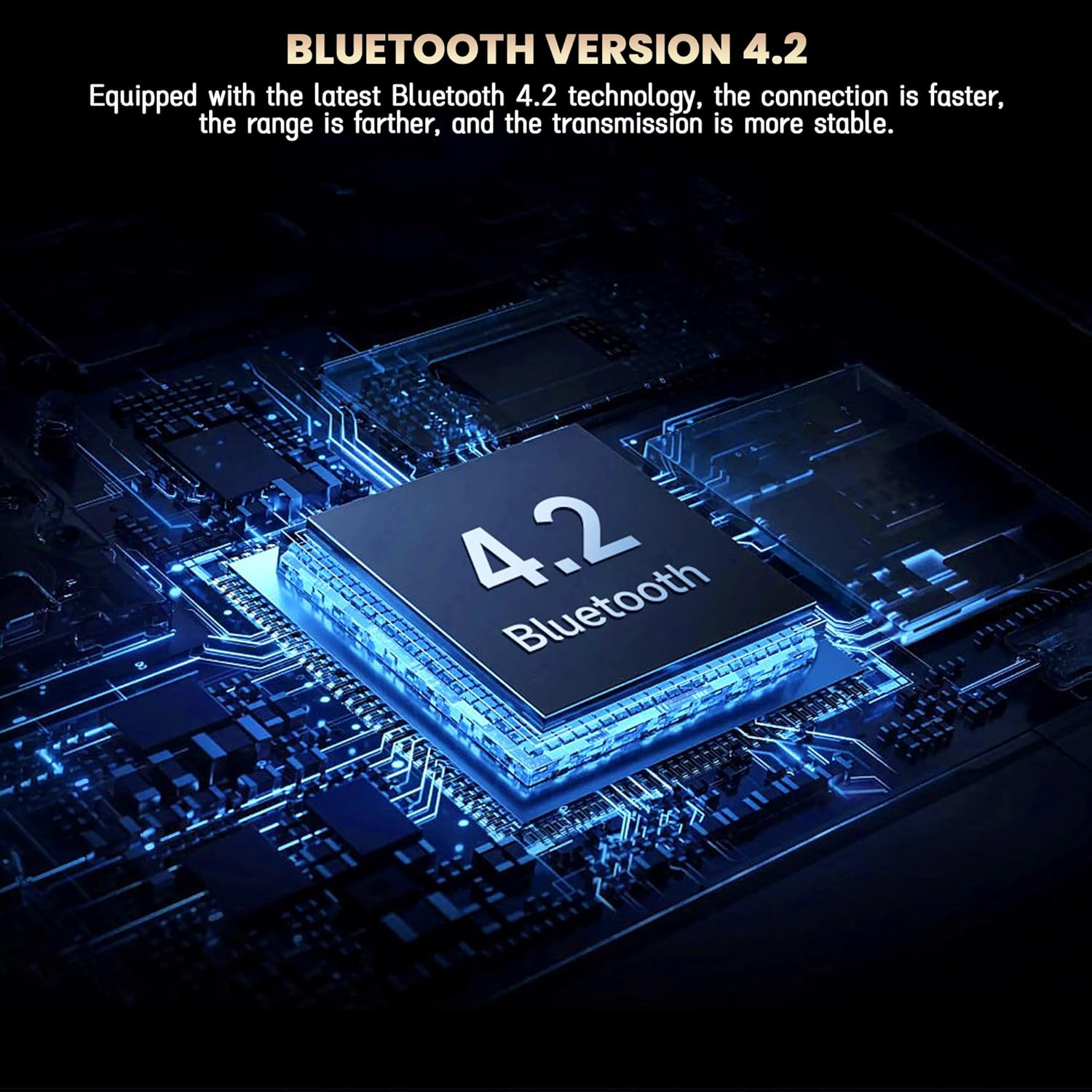 FLYTIN Wireless Carplay Adapter for Iphone, Built-In Car Mini USB Design, Wired Upgrade to Wireless, Split Screen Control, Plug and Play Fast and Stable Connection image number 3