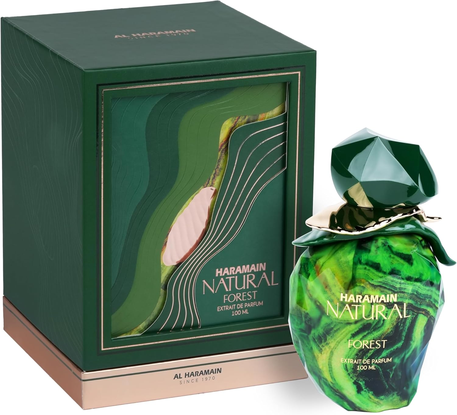 Al Haramain Natural Forest - Perfumes for Women and Cologne for Men - Unisex Cologne with Citron, Apricot, and Fig - 100 Ml Extrait De Parfum Spray