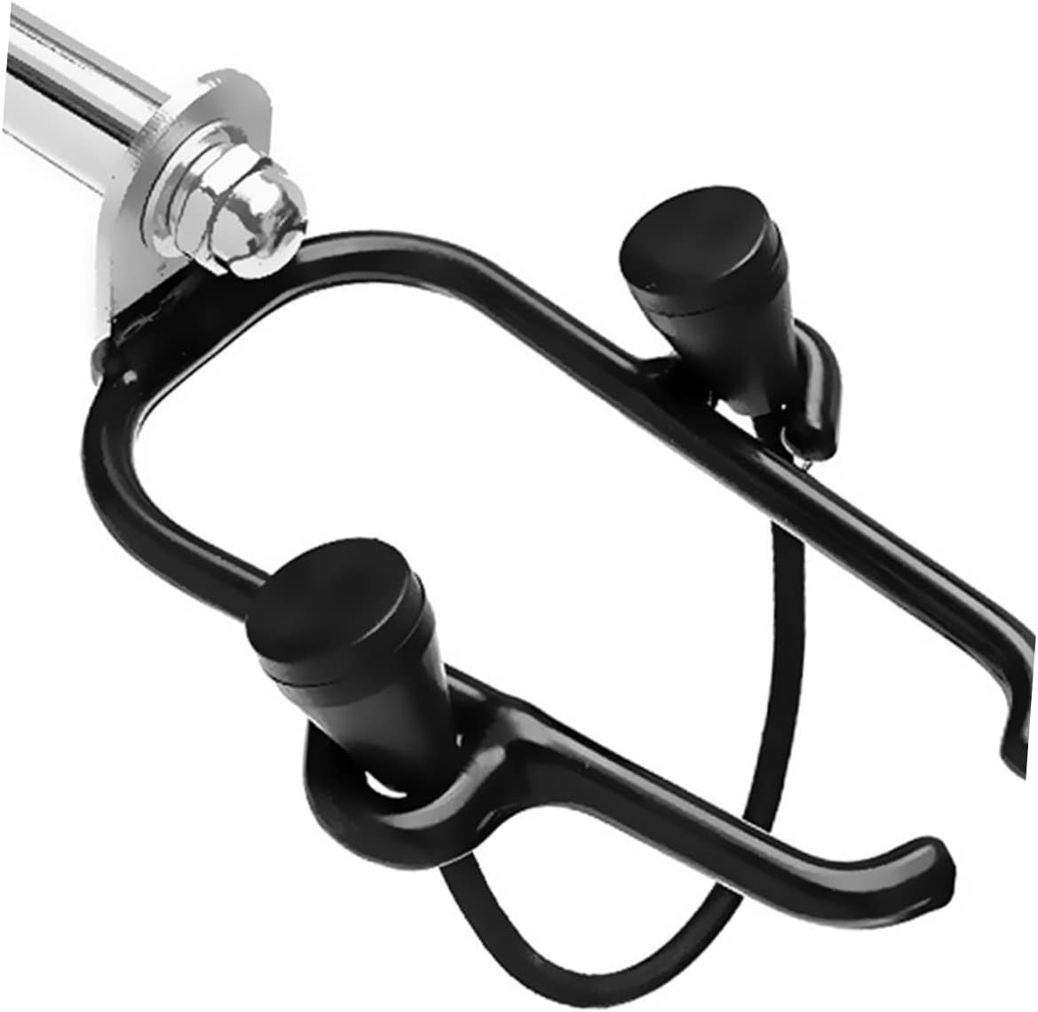 Hair Dryer Holder and Stand Silver Suction Cup Adjustable Hands-Free Portable Bathroom Storage Rack for Home Use image number 3