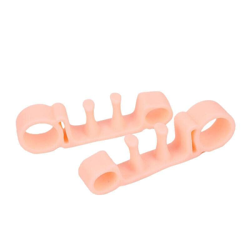 New Bunion Corrector Toe Separators Silicone Gel Elastic Straighteners Spacers, Soft Silicone Gel, Elastic and Comfortable Straighteners, Foot Care Spacers for Pain Relief