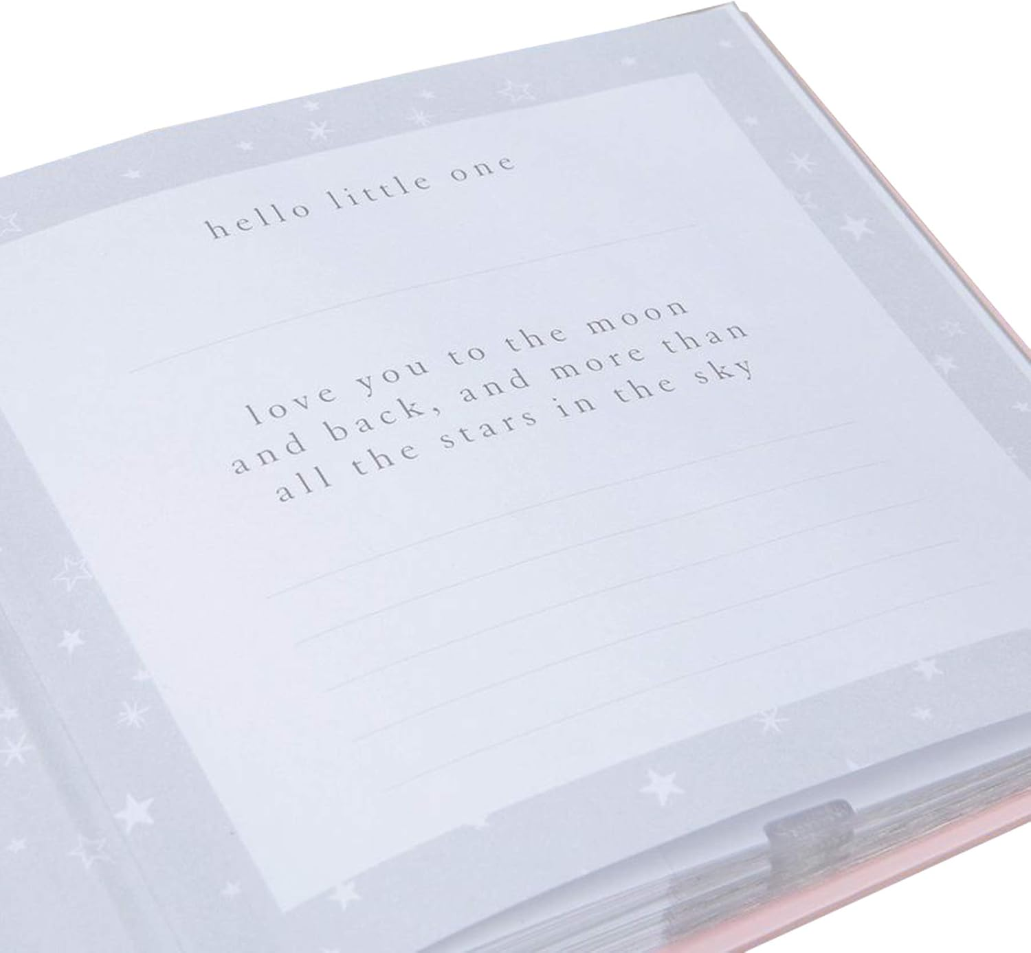 Widdop New Baby 50 6'X4' Photo Album with Silver Teddy Attachment - Beautiful Baby Girl