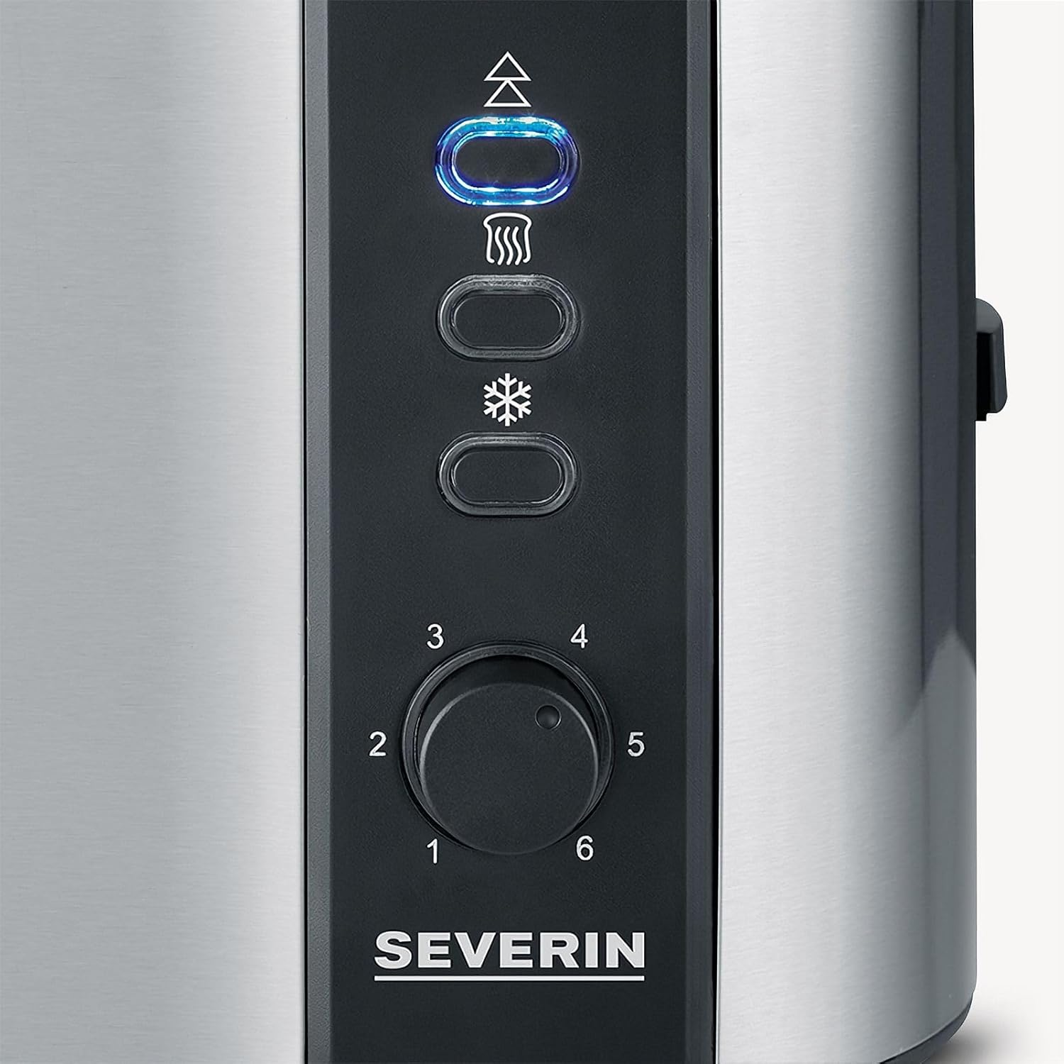 Severin Autmatic Toaster with 800 W of Power 2589, Brushed Stainless Steel-Black image number 5