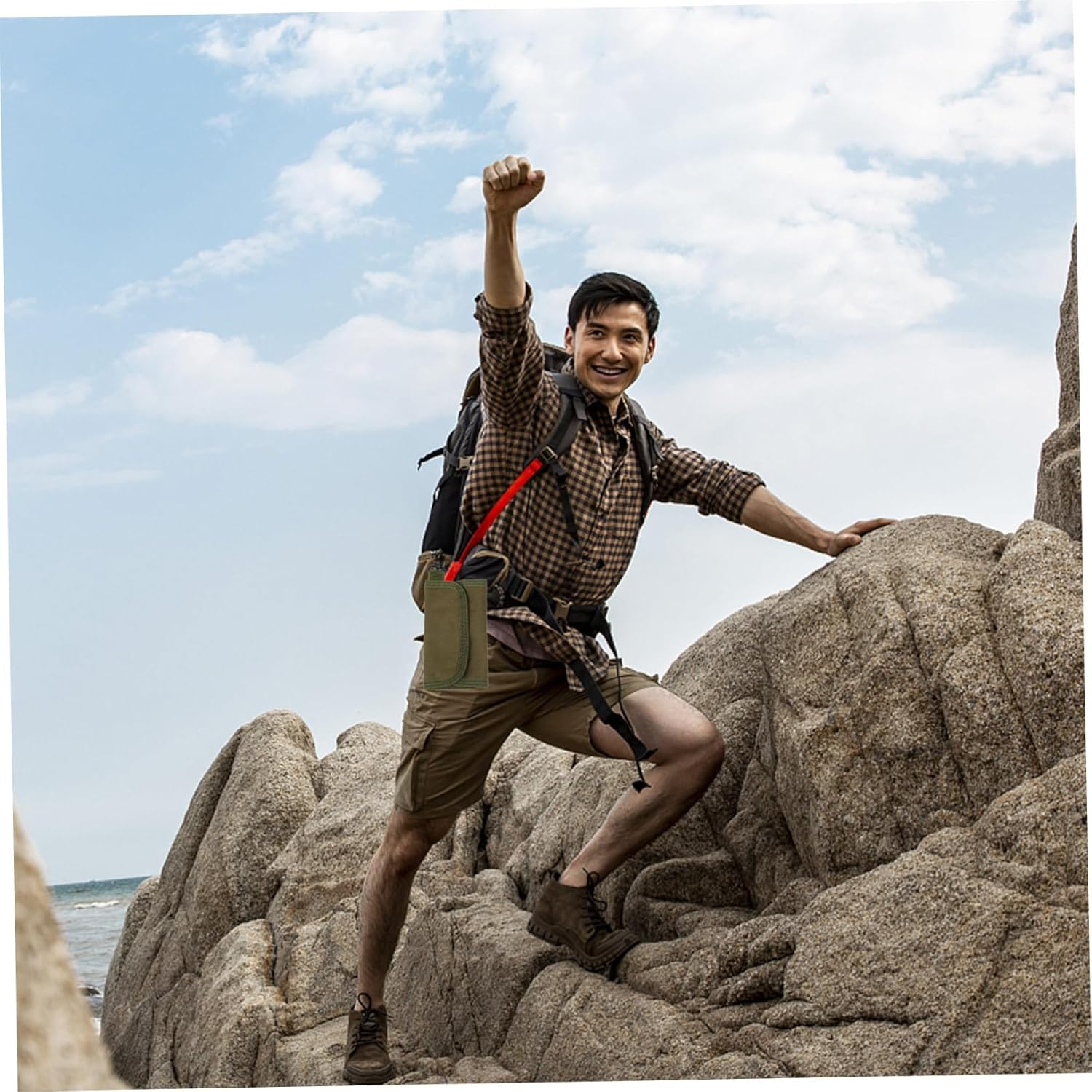 Yardwe Outdoor Wallet Nylon Camouflage Card Holder Travel image number 6