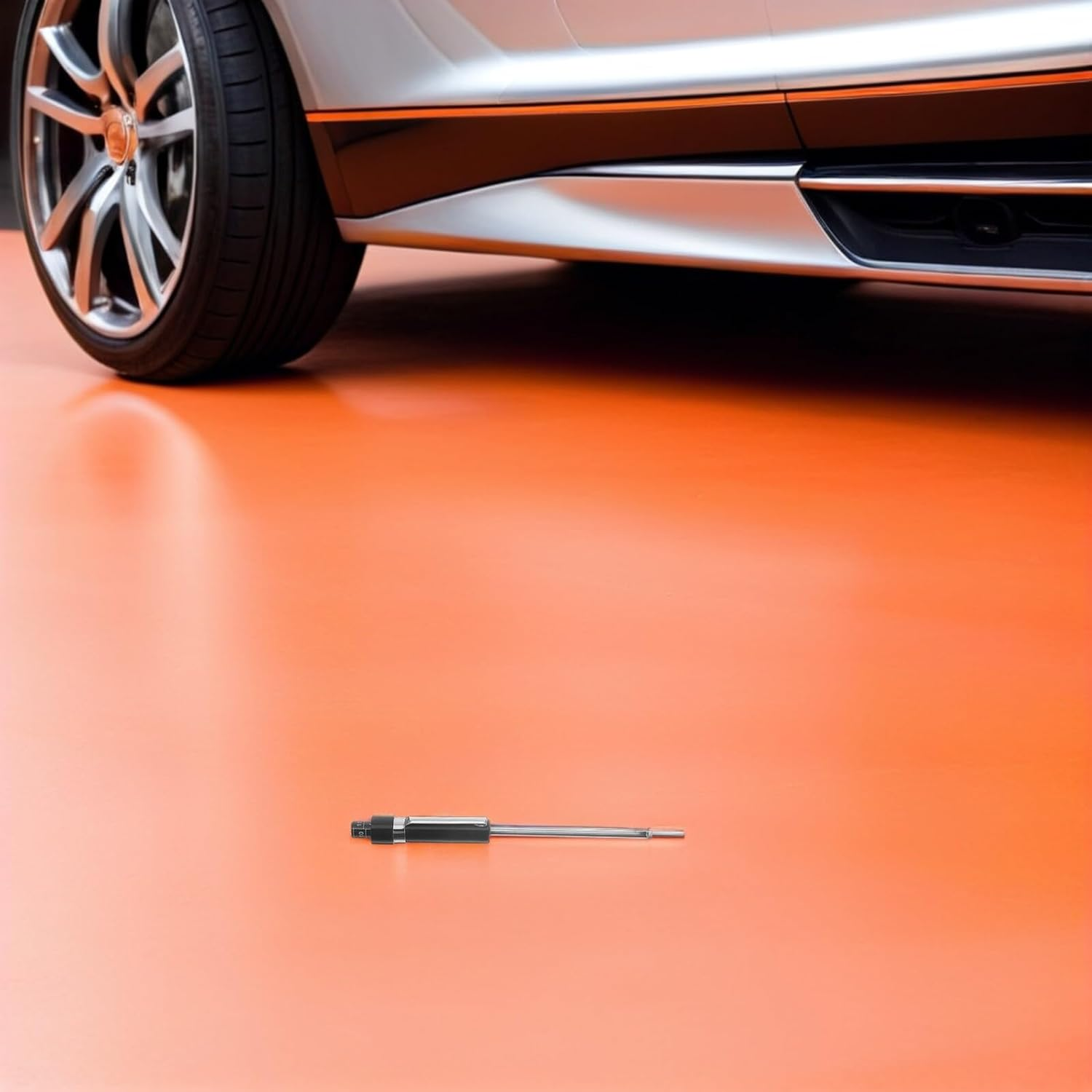 Vaguelly 2Pcs Car Brake Pad Thickness Gauge Pen with Scale Non-Disassembly Brake Disc Depth Caliper for Internal External Measurement Automotive Replacement Tool image number 4