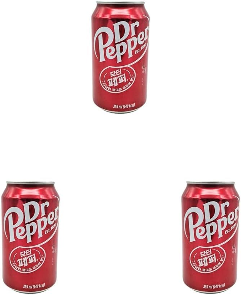 Dr Pepper Soft Drink 355 Ml (Pack of 3)
