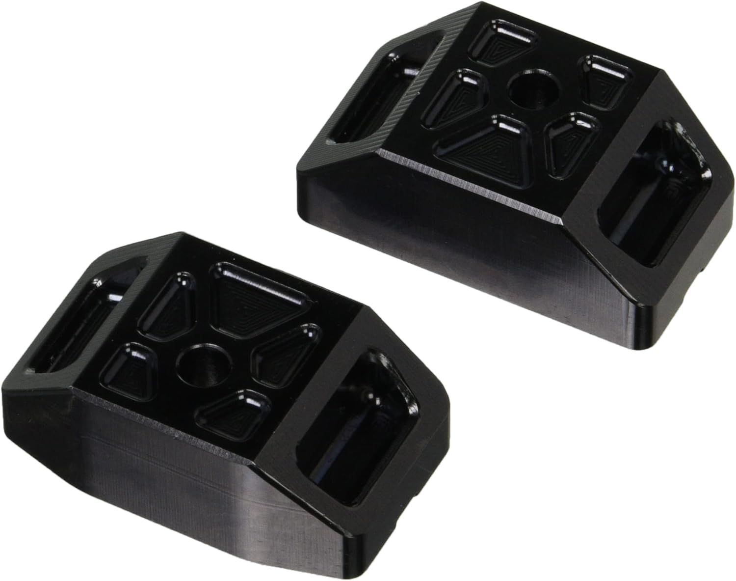 Kitaco 519-1452950 Chain Adjuster Cap, Grom (JC92), Dax 125 (JB04), Aluminum Anodized Finish, Black