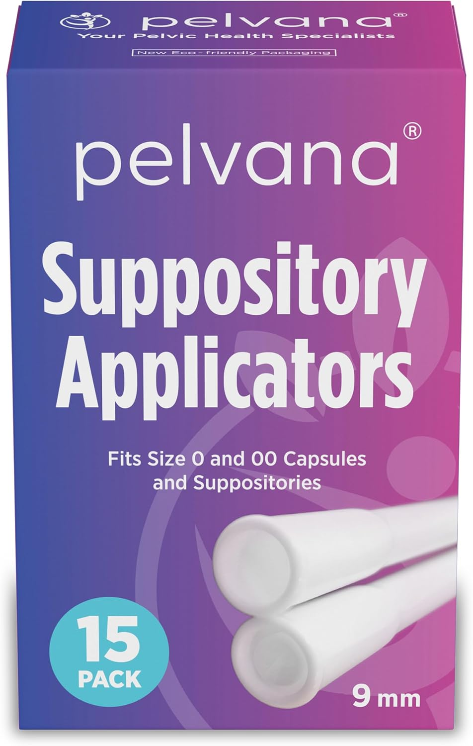Pelvana Suppository Applicators, 15 Pack, 9Mm Wide, Fits Size 0 and 00 Capsules image number 4