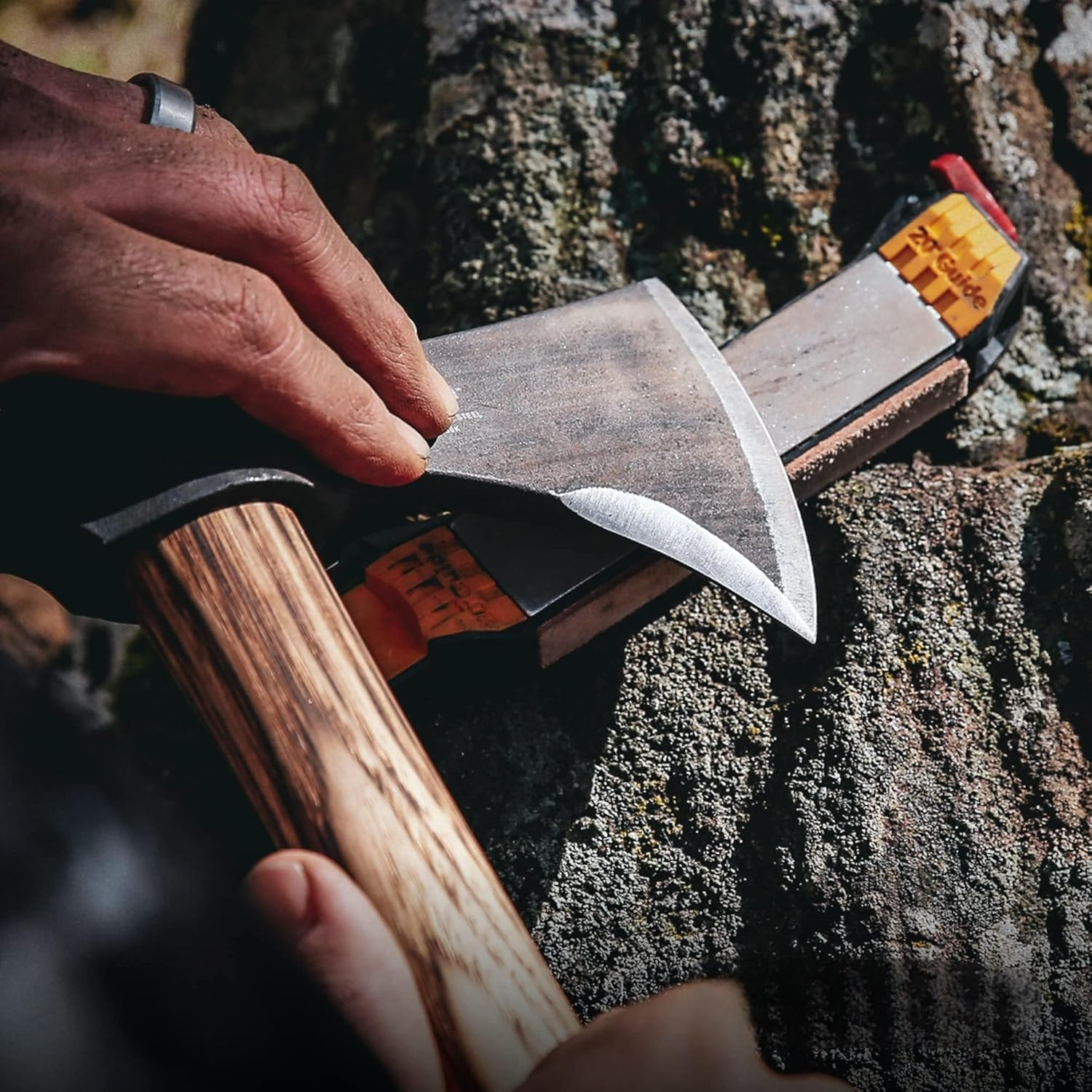 Guided Field Sharpener, Compact Travel Hunting Knife Sharpener Tool 1Pack image number 3