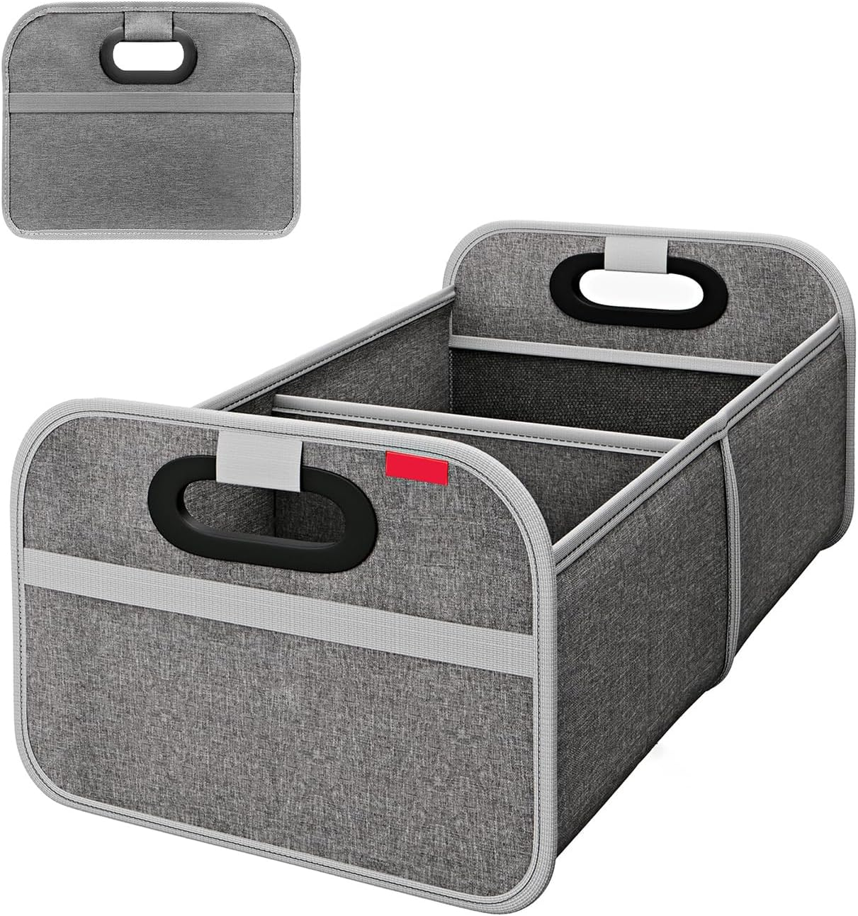 Trunk Organizer for Car, Portable Car Organizer Foldable Waterproof Auto Storage Bag Cargo Trunk Groceries Organizer, Car Accessories Universal for SUV, Truck, Van, Sedan (Navy)