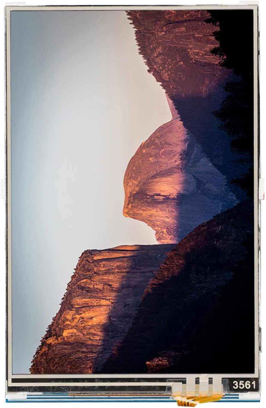 XUMIUZIY 3.5 Inch Capacitive Touchscreen Monitor, 480X320 LCD Display Screen, Support 5 Point Touch, Colorful TFT with Pen For, for System, Drive image number 4