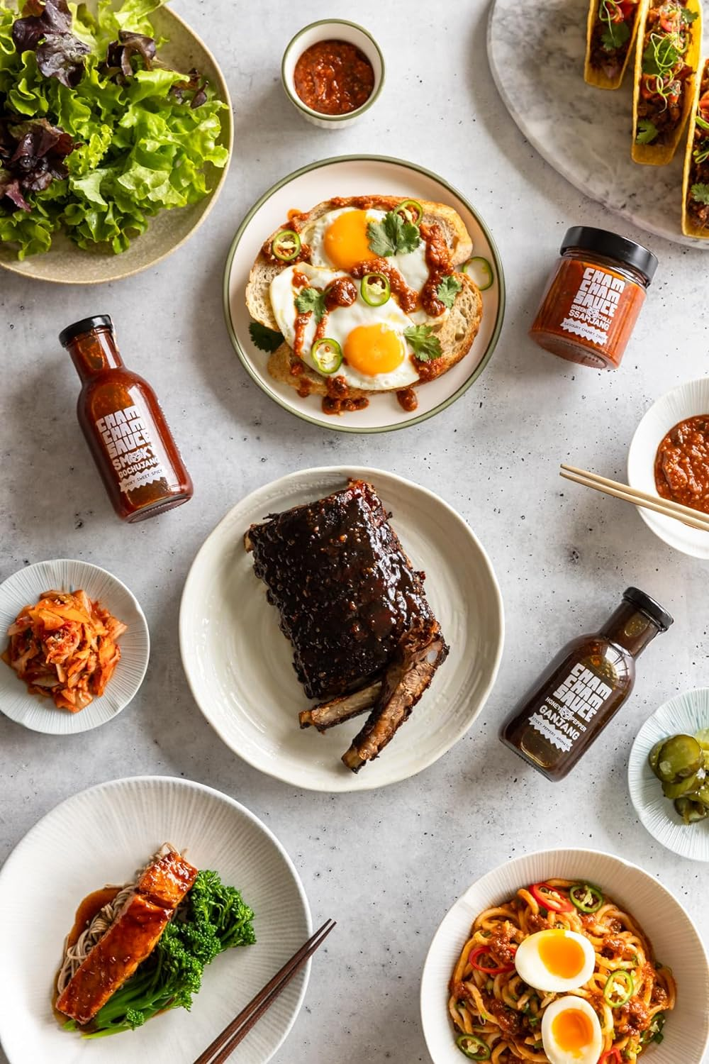 Chamcham Smoky Gochujang Sauce 280G image number 1