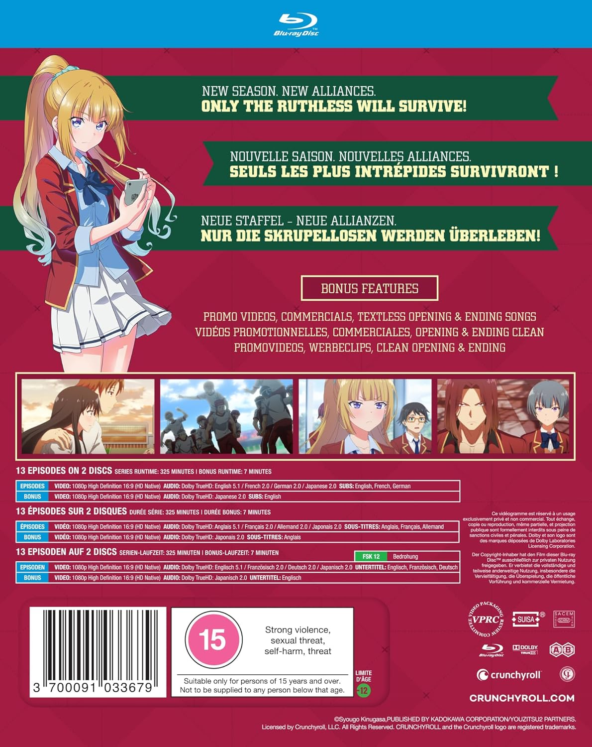 Classroom of the Elite - Saison 1