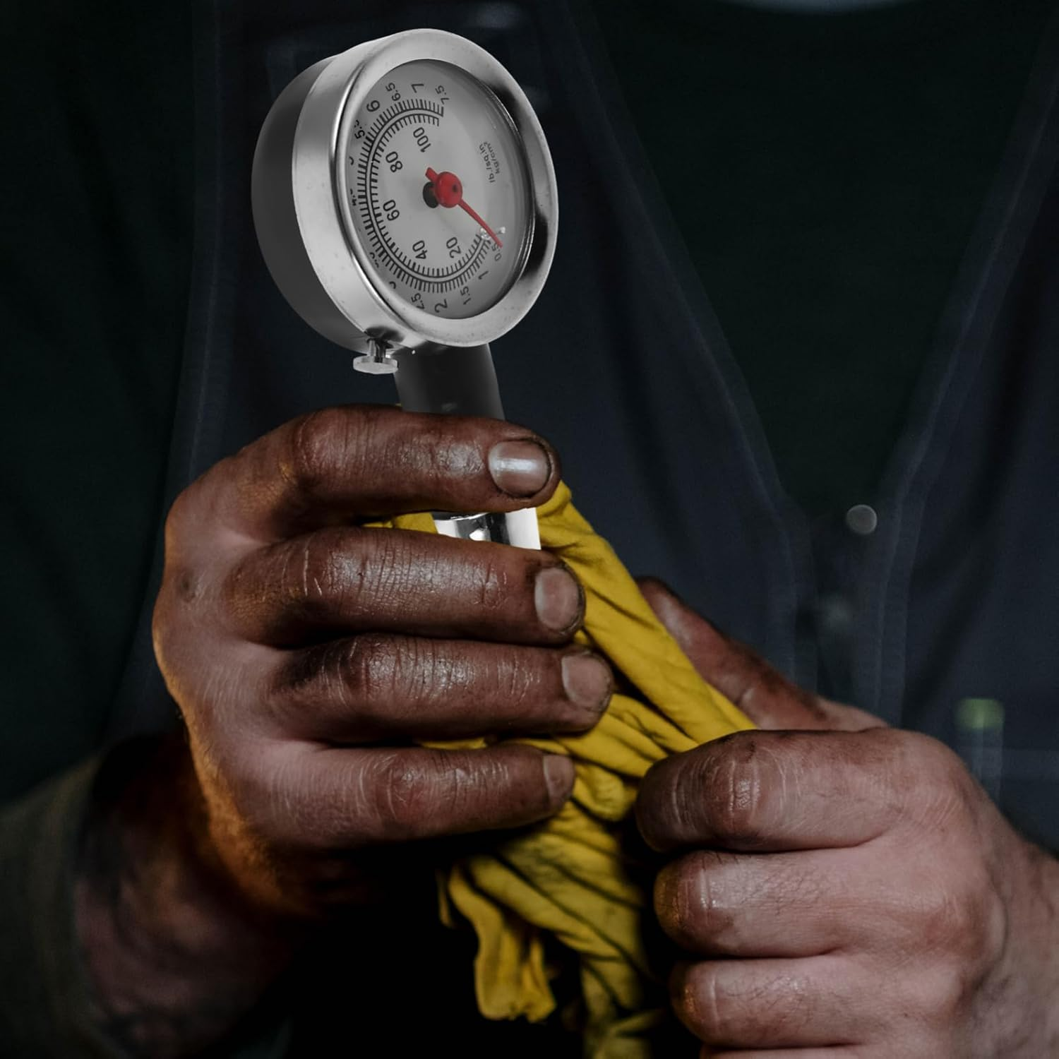 Car Tire Pressure Gauge Mini Dial Meter High Precision Metal Tyre Pressure Tester Portable for Automotive Wheel 0-100 Psi