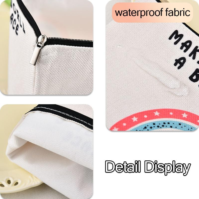 17 Year Old Birthday Gifts for Nieces Daughter Sisters 17Th Bday Gift to Granddaughter 2008 Makeup Bags, 17Th Wedding Anniversary Presents - Blue image number 6