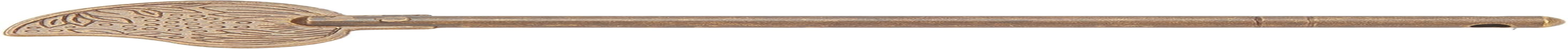 Cabinet Key Antique Locking Pin, 2 Pcs Door Locking Pin Retro Brass Leaf Shape, Home Improvement Hardware image number 2