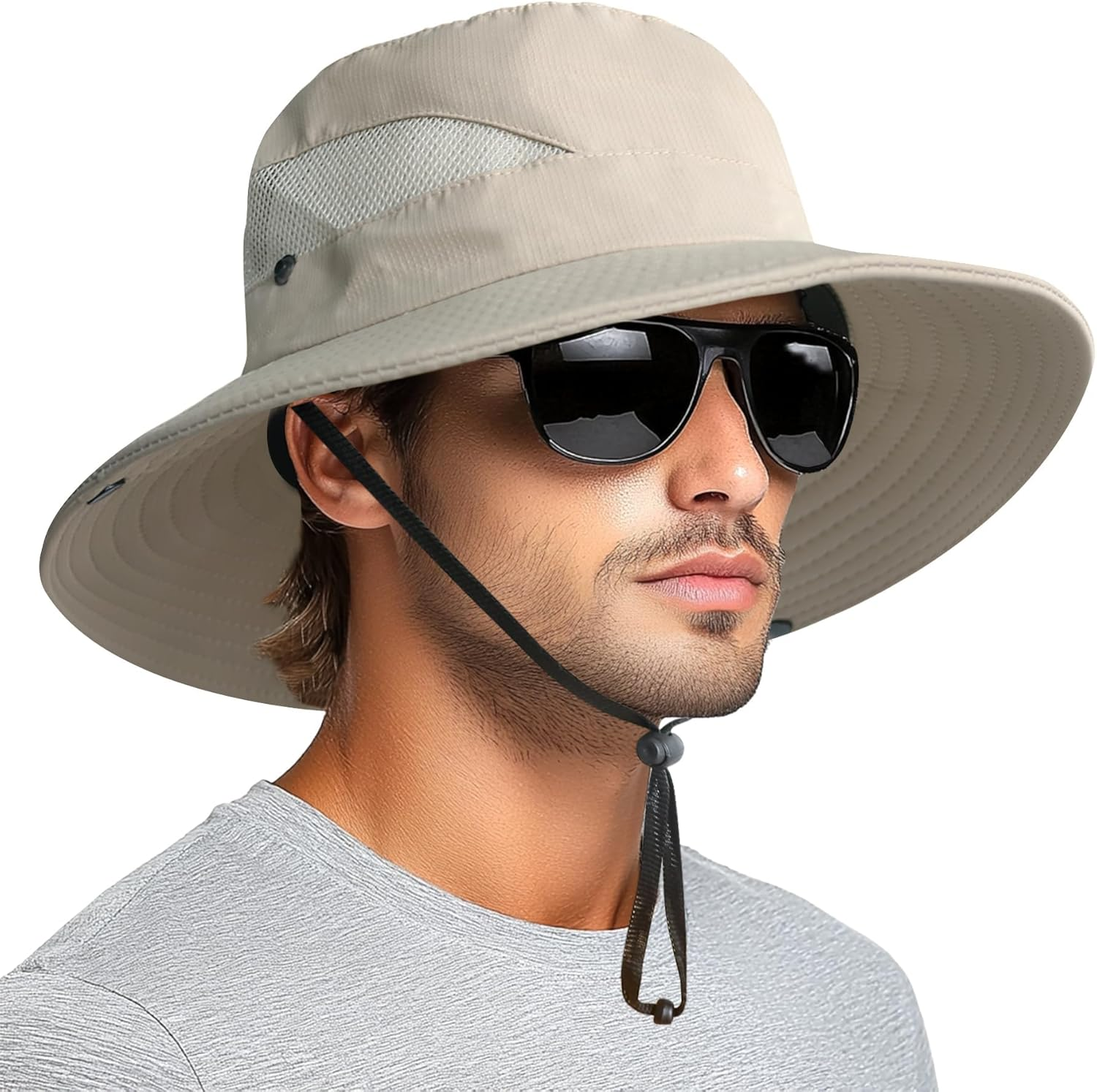 Velado Sun Hat for Men and Women, Wide Brim UV Protection Sun Cap, Waterproof Foldable Bucket Hat for Fishing, Hunting, Hiking, Camping, and Outdoor Adventures