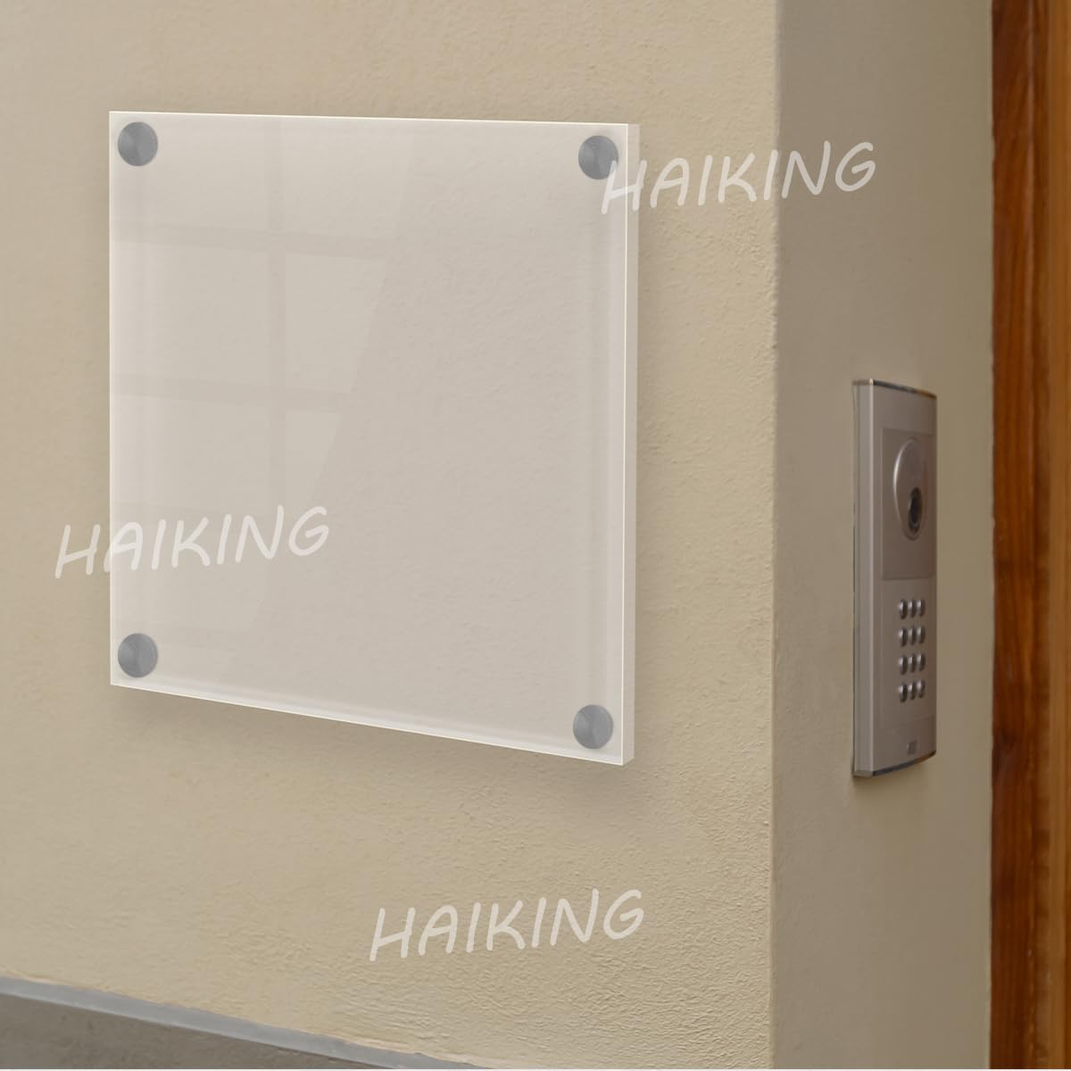 HAIKING Mirror Screws, 8 Sets Screw Covers Decorative Caps for Mirrors, Tables, Bathroom, Glass Signs (16 Mm/0.62 In) image number 1