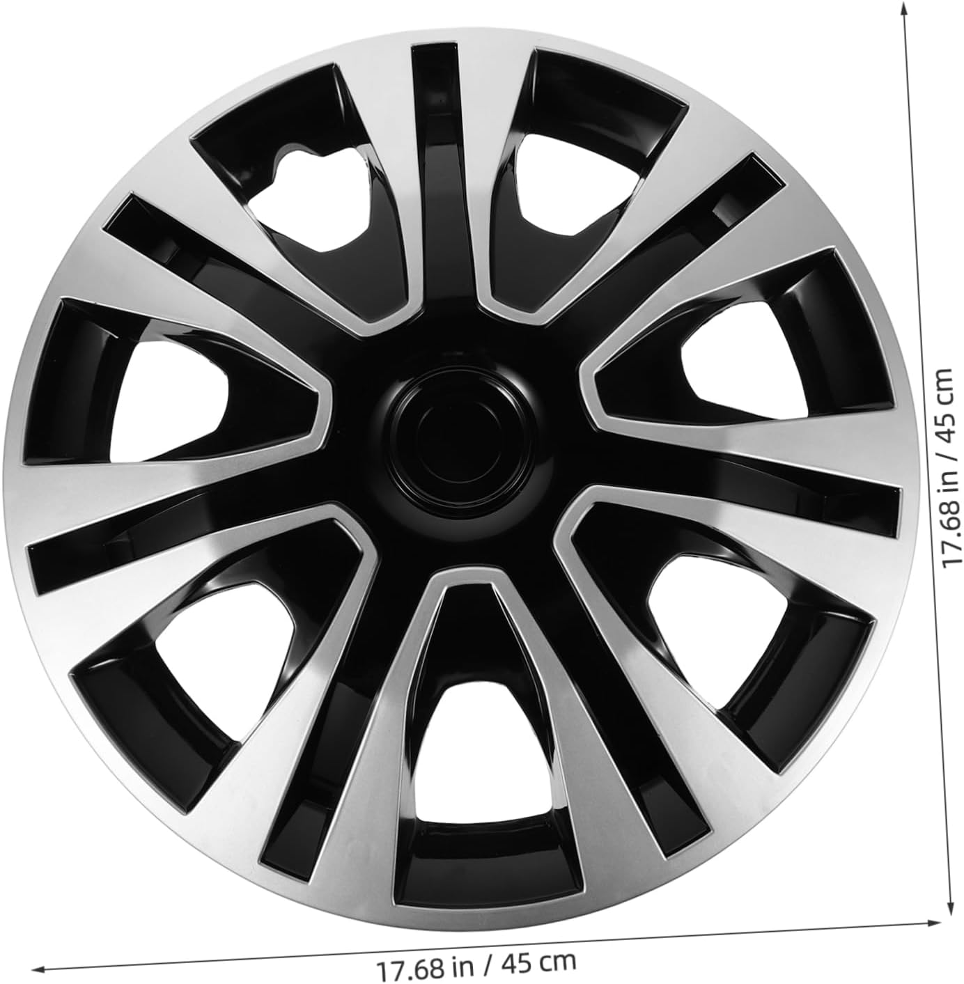 MUCKLILY Automotive Wheel Replacement Tire Wheel Covers for Transporter Rim Protector Pp Material Sleek Finish image number 4