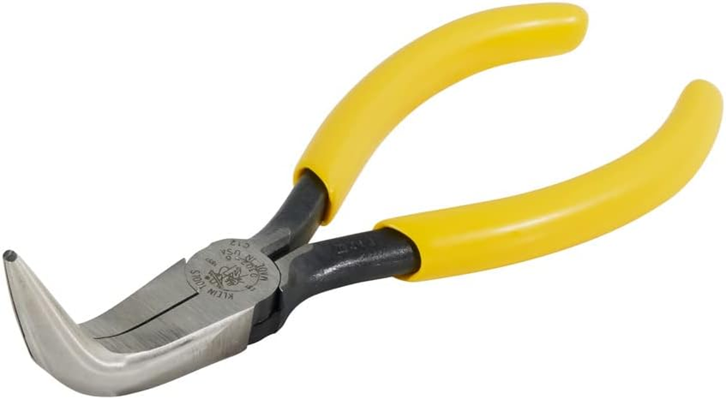 Klein Tools A-D302-6 Curved Long-Nose Pliers, 6-1/4-Inch image number 3