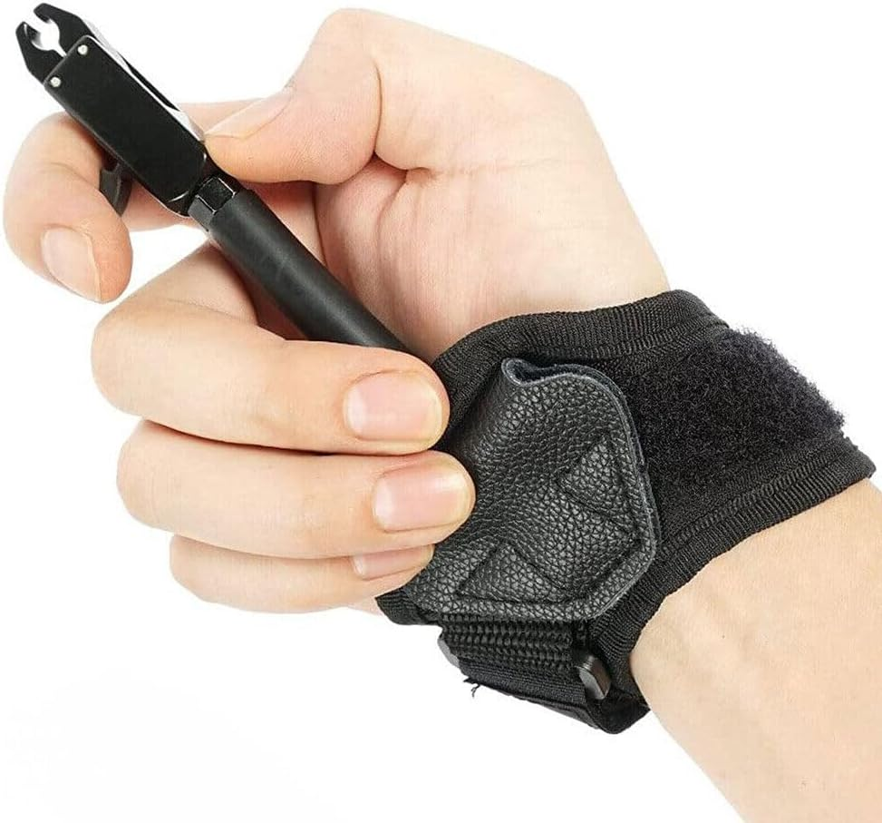 Archery Release Aid Compound Bow with Adjustable Wrist Strap Bow Release AUSTOCK image number 2