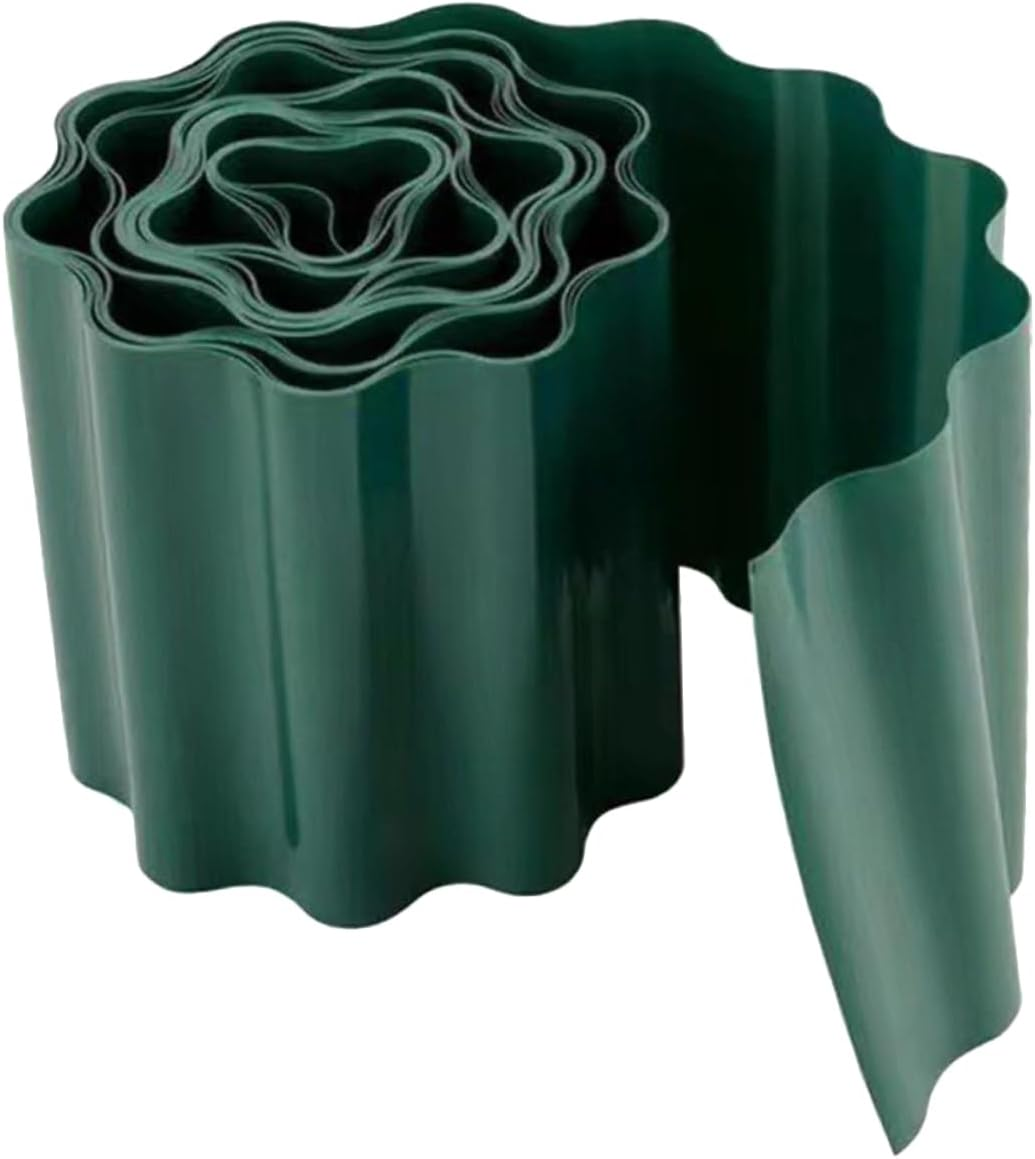 MERRYHAPY Green Plastic Flexible Fence Path Grass Wall Border Lawn Edging for Garden Edge and Lawn Guardrail for Flower Bed Edging And image number 4