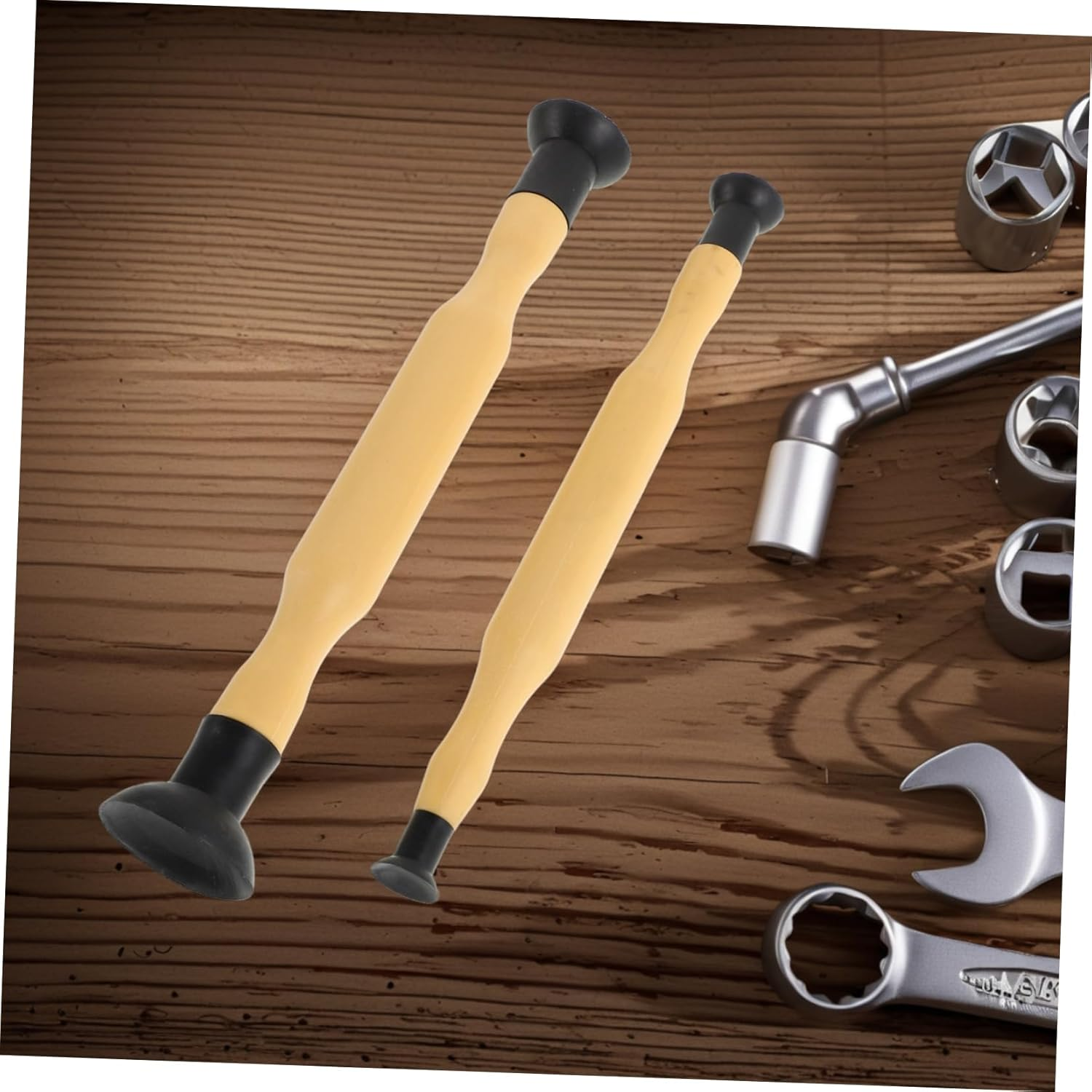 GLEAVI 1Set Valve Lapping Tool Plates and Sticks for Automotive Engine Maintenance Efficient Pneumatic Grinding for Car Valves image number 4